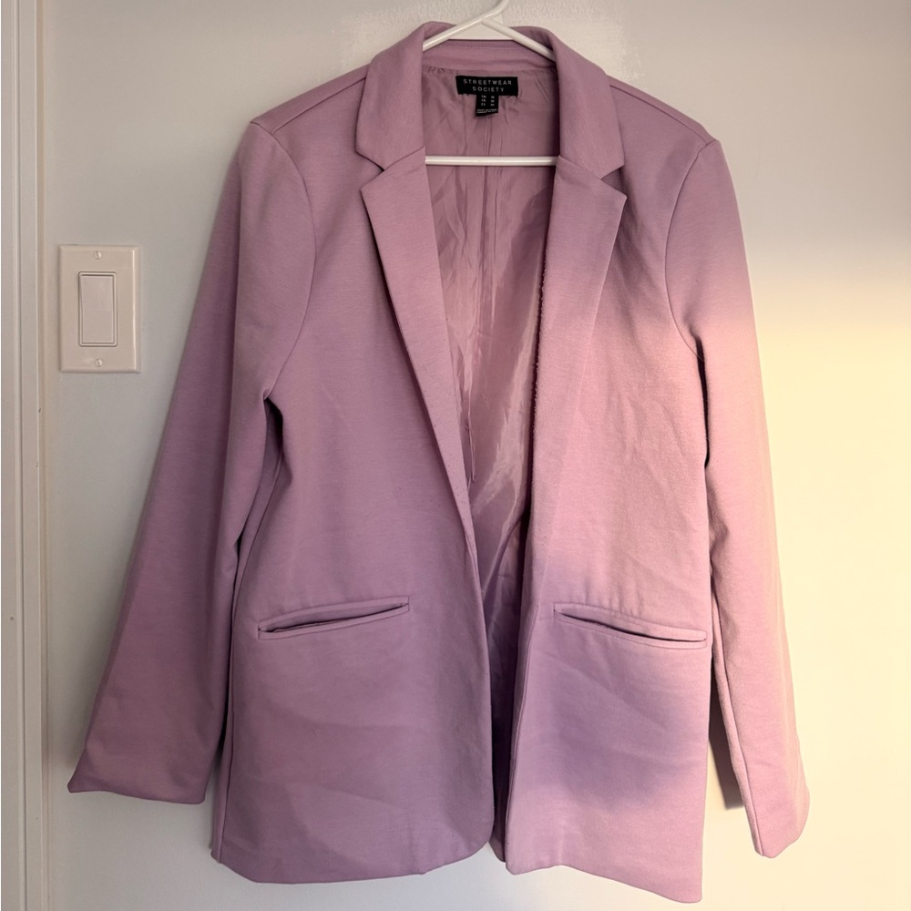 Streetwear Society Lavender Pink Blazer